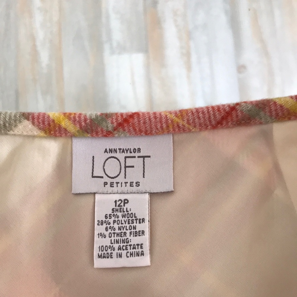 Ann Taylor Loft Wool Blend Skirt - Picture 3 of 5